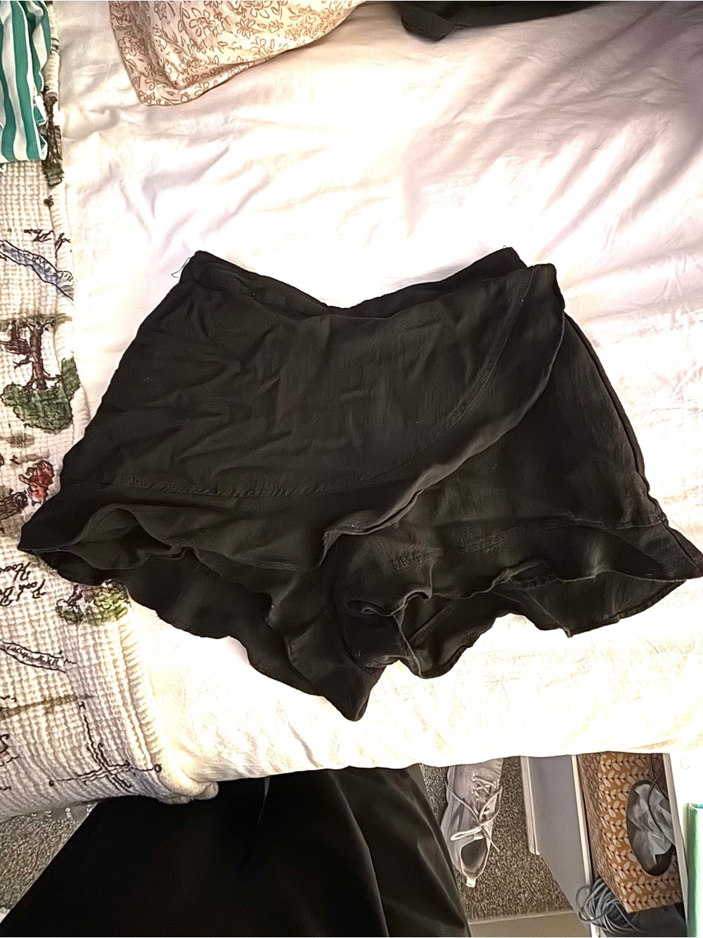 Altar’d State Black Ruffle Skort